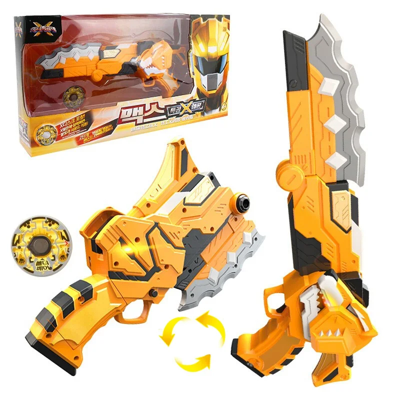 Меч-трансформер мини с двумя режимами игрушки со звуком светильник экшн-фигурки