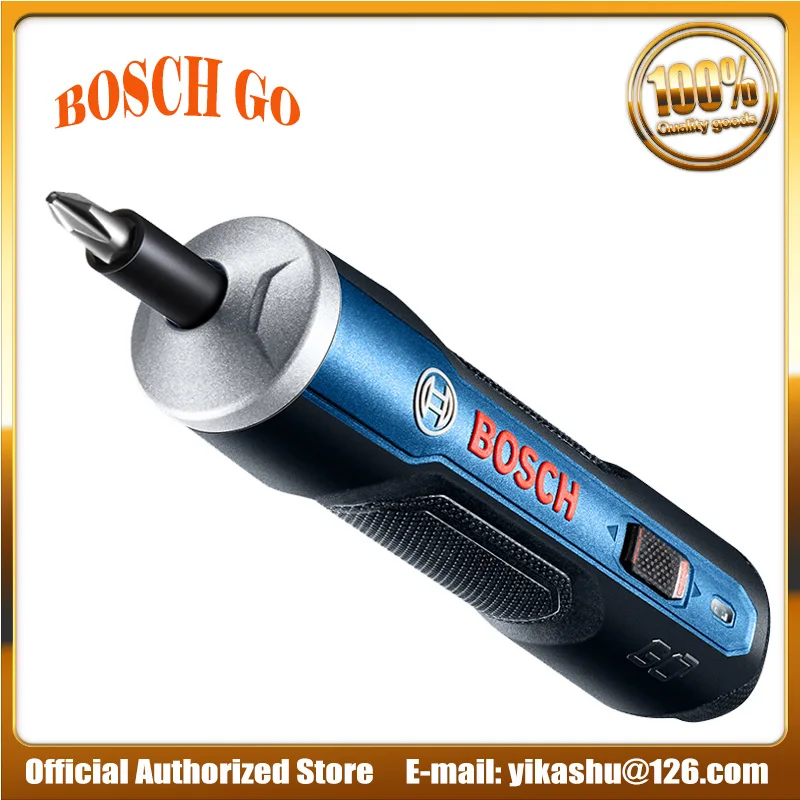 BOSCH GO 3,6 V Мини Электрическая отвертка, литий-ионная батарея, Аккумуляторная дрель с набором сверл