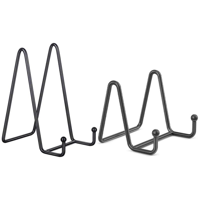 

Plate Stands for Display- Plate Holder Display Stand+Metal Frame Holder Stand for Picture,Decorative Plate(4 Pack)