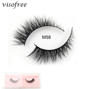 Норковые ресницы Visofree 3D, норковые ресницы, не Тестируемые на животных, многоразовые натуральные ресницы ручной работы, накладные ресницы для макияжа M58