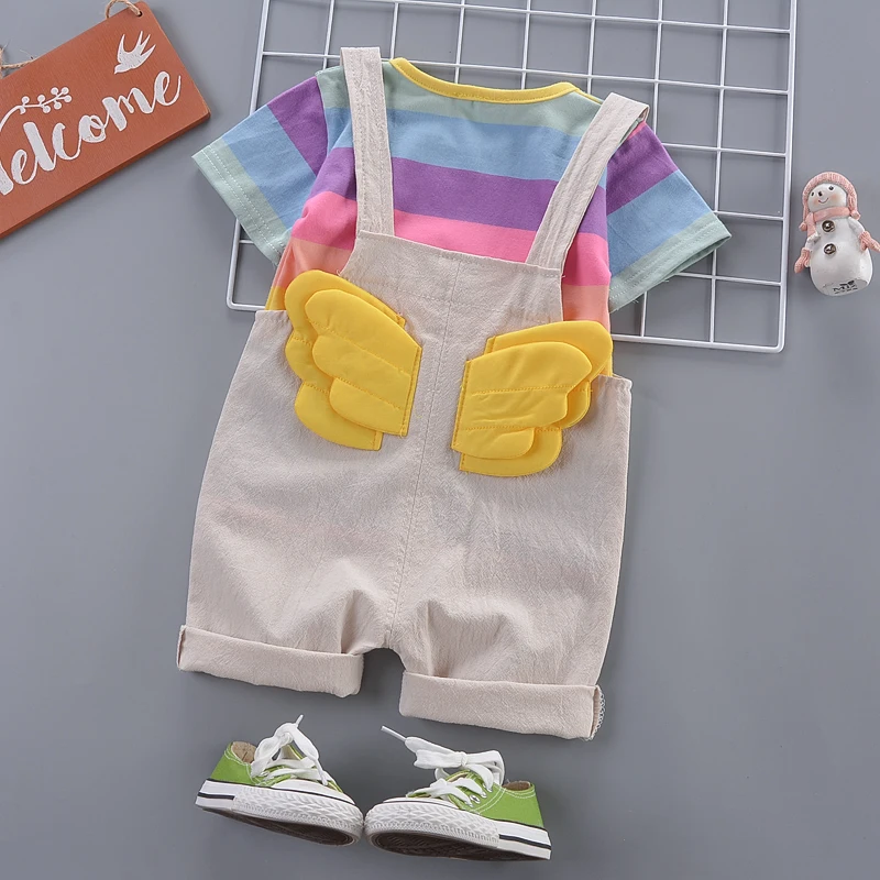 BibiCola fashion toddler children summer baby girls clothing sets lace 2pcs clothes set kids flower tracksuit | Мать и ребенок