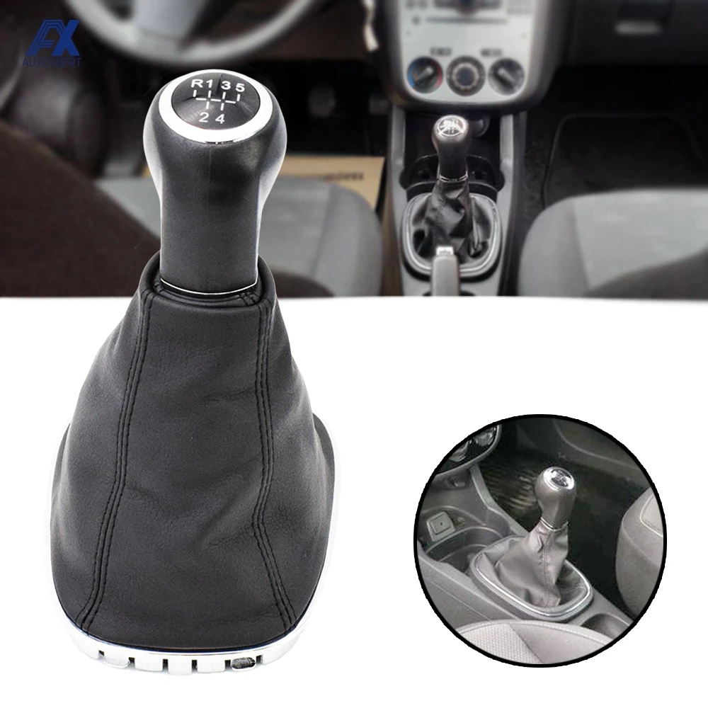 For Opel/Vauxhall Corsa D 2006-2014 5 Speed Car Gear Shift Knob Lever Stick Gaitor Boot Cover 009140093 19276456