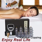 Набор вакуумных банок для массажа, 122024 банок, магнитная аспирационная банки для вакуумного массажа, акупунктура, присоска Ventosa Guasha, медицинский массаж