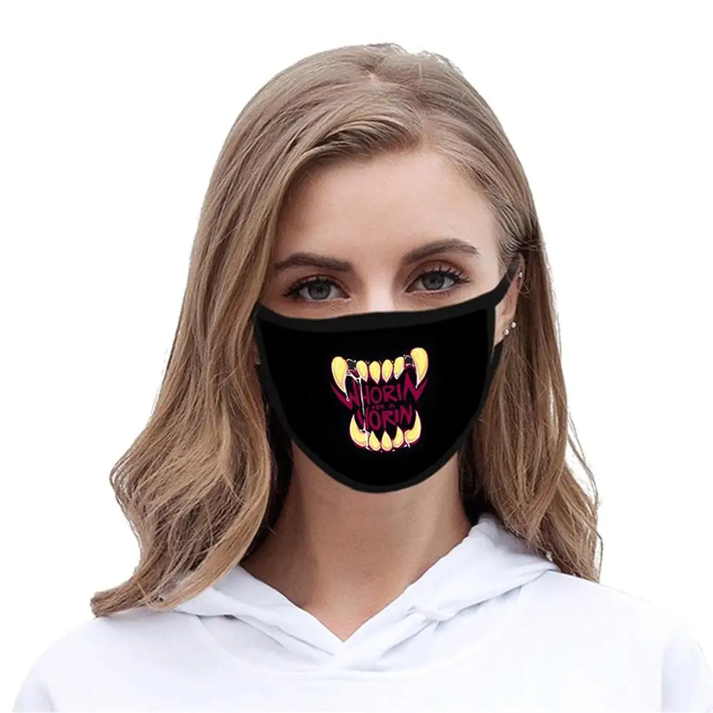 

10pcs/lot Cute Mouth Face Mask mouth tooth Pattern Mask Cute Funny Masks