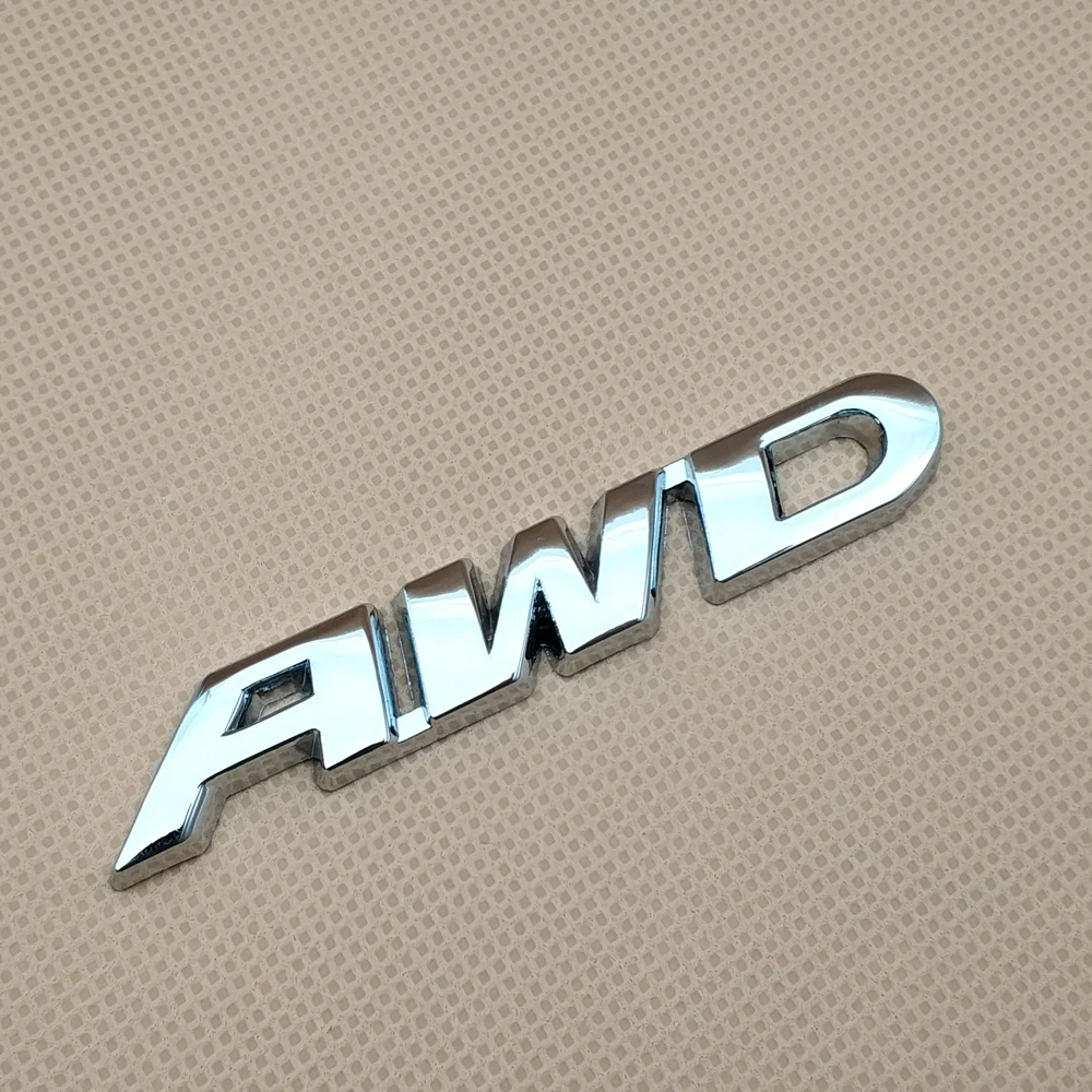 Эмблема автомобиля 4 колеса привода металла AWD значок стикер крыло багажник эмблема наклейка для Honda Toyota внедорожных
