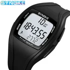 Часы наручные SYNOKE мужские электронные, спортивные водонепроницаемые цифровые 3d-часы с будильником и светодиодной подсветкой, с Шагомером
