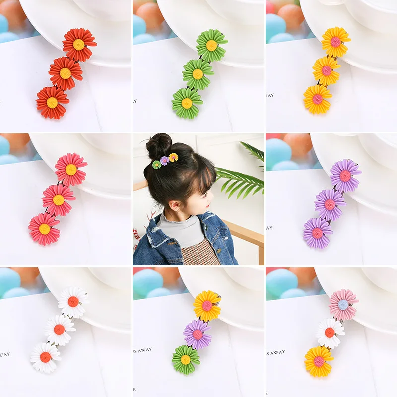 

YWZIXLN Girls Cute Cartoon Small Daisy Hairpins Children Lovely Hair Clips Barrettes Headband Kids Hair Accessories H012