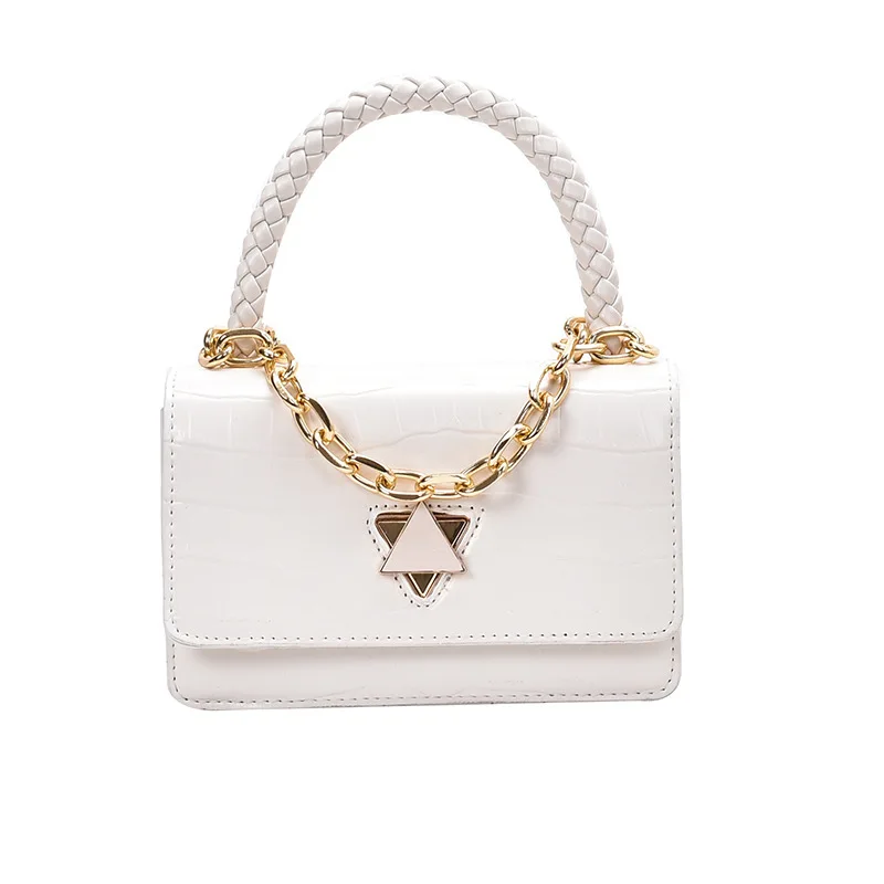 2020 Горячая Летняя женская сумка через плечо из искусственной кожи с украшением в