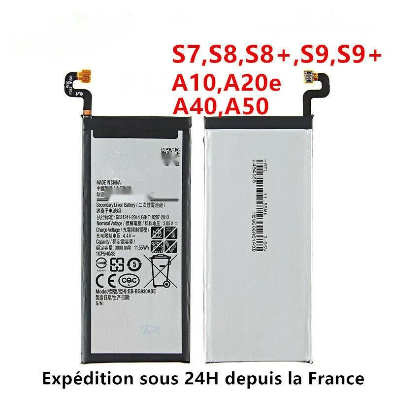 

for Samsung Galaxy S7 / edge / S8 / S9 / A10 / a20e / a40 / battery note 10 Lite neu100%