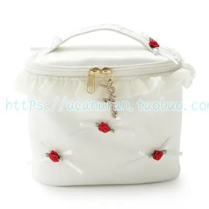 

Япония GP оригинальная Роза шелковая ткань кружевная сумочка-косметичка для макияжа Сумки