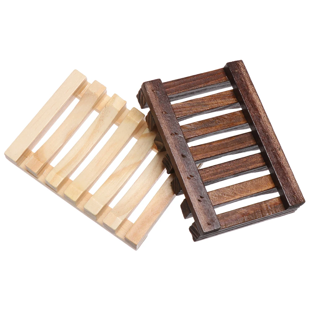 1 шт. деревянный поднос для посуды из натурального бамбука держатель полка мыла