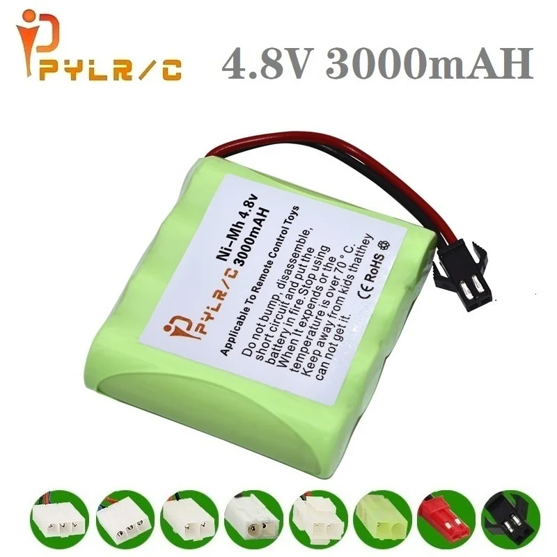 4 8 v 3000 мА/ч Перезаряжаемые Батарея для игрушечных моделей автомобилей танки