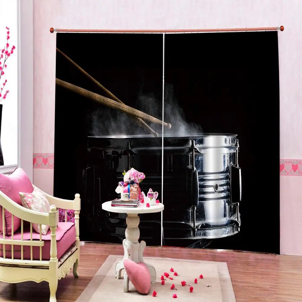 Музыкальное оборудование барабанная занавеска полиэстер ткань цифровая печать
