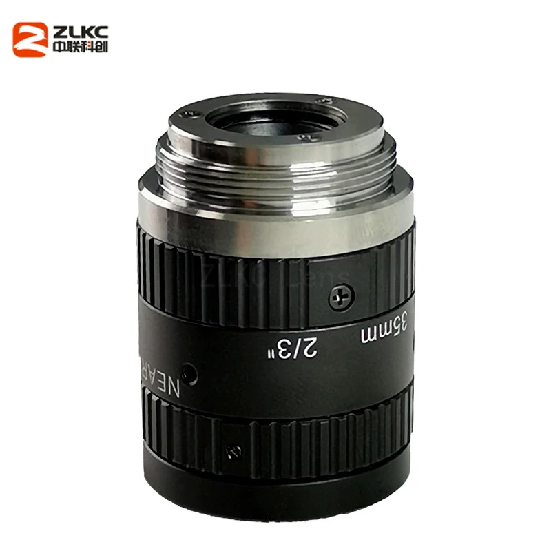 New CCTV Lens 5.0 Megapixel 35mm Fixed Focal F1.8 2/3-inch Indusrial Camera C-Mount Low Distortion Machine Vision | Безопасность и