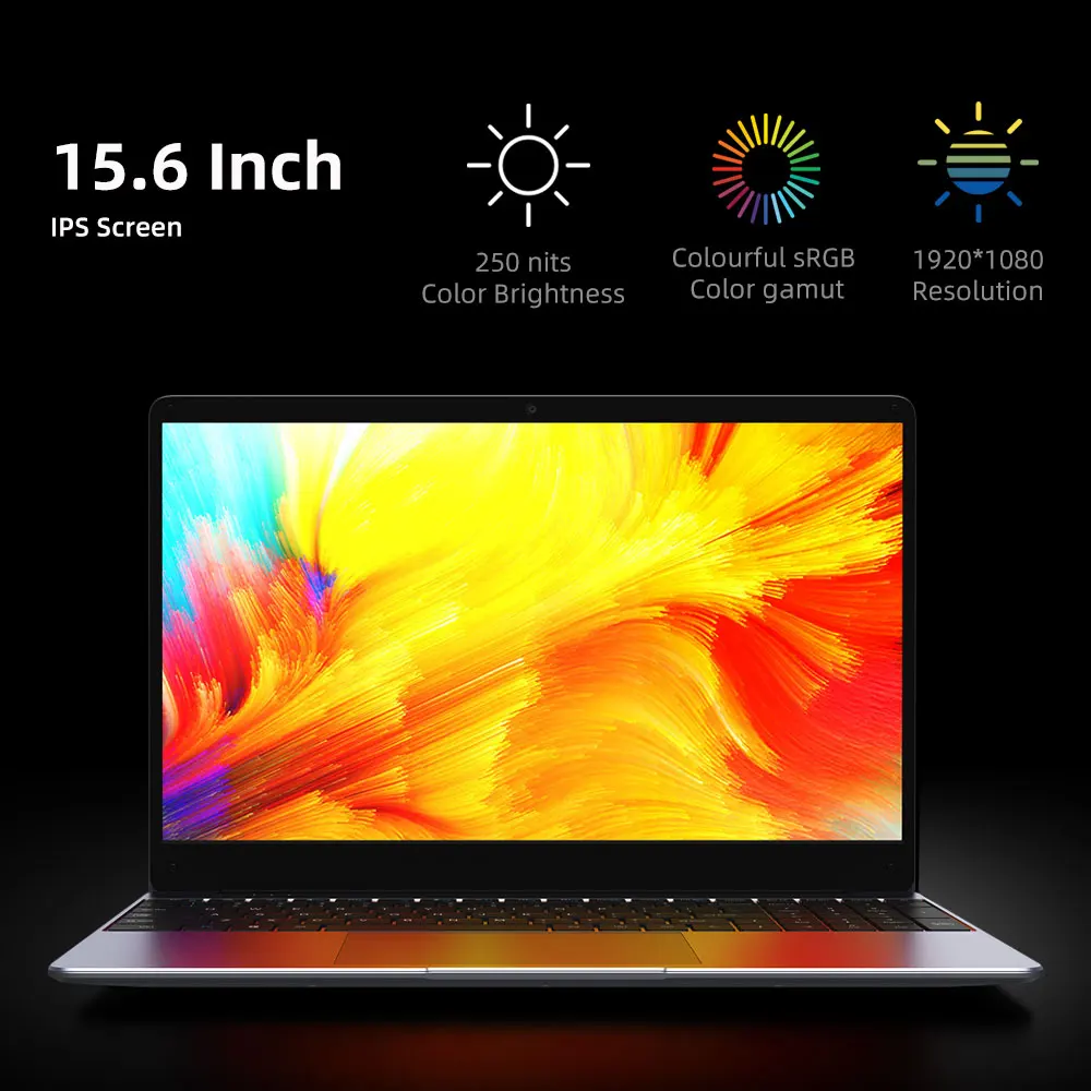 Ноутбук CHUWI HeroBook Plus 15 6 дюймов 1920*1080 FHD экран Intel Celeron J4125 четыре ядра 12 Гб ОЗУ 256 SSD