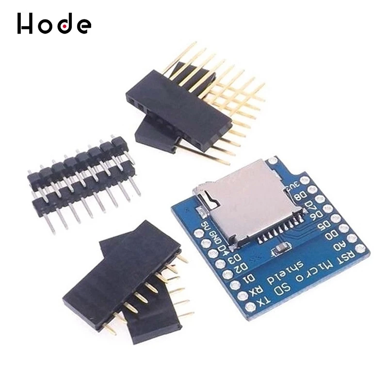 Щит Micro SD для WeMos D1 mini TF Wi Fi ESP8266 Arduino совместимое хранилище SD|Детали и аксессуары