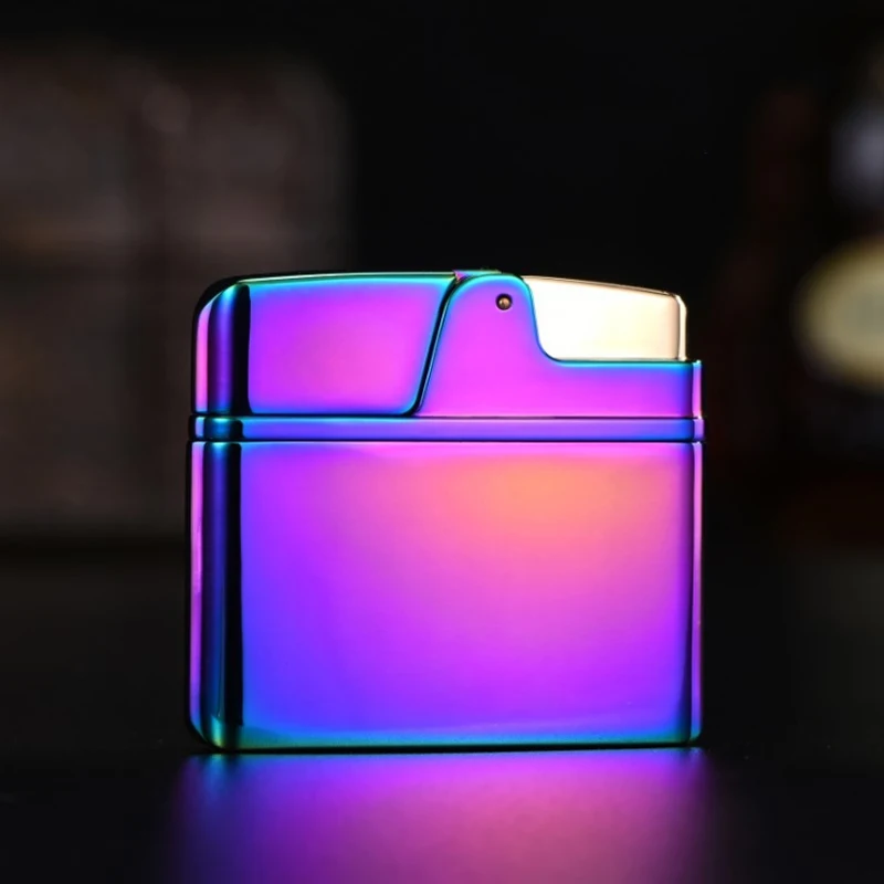 

High quality USB plasma briquette, cutting-back wind, reusable arc, zinc alloy, metal, electronic briquette, men's gift