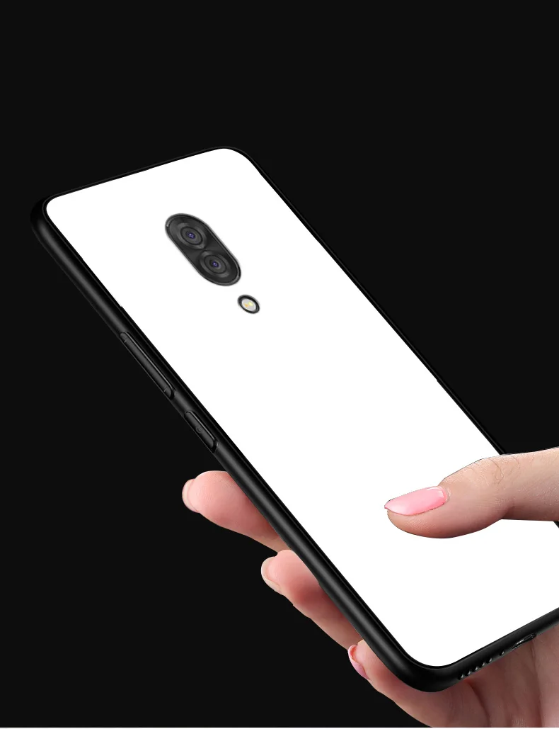 Для lenovo Z5 Pro GT чехол PC Пластиковый стеклянный чехол для телефона черный ТПУ бампер чехол для lenovo Z5 Pro GT задняя крышка для lenovo Z5Pro GT