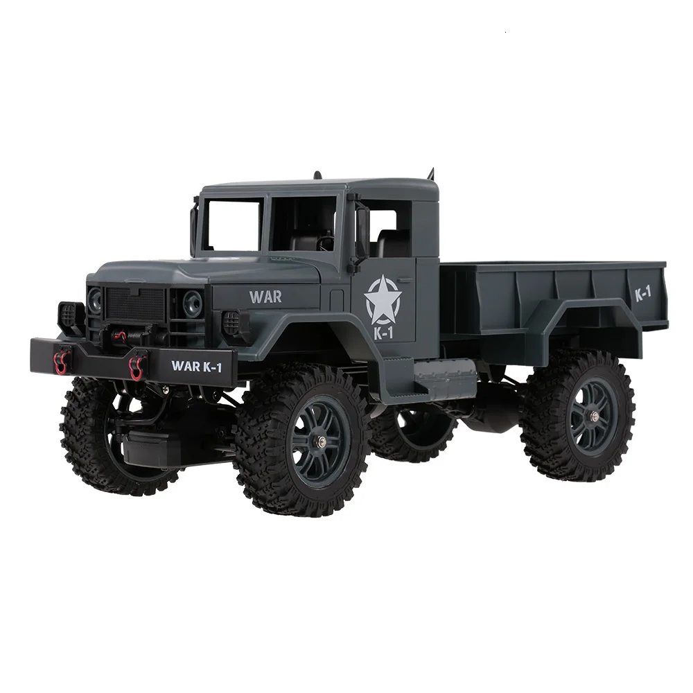 Wltoys 124302 1:12 Масштаб Электрический полноприводный военный грузовик RTR версия пульт