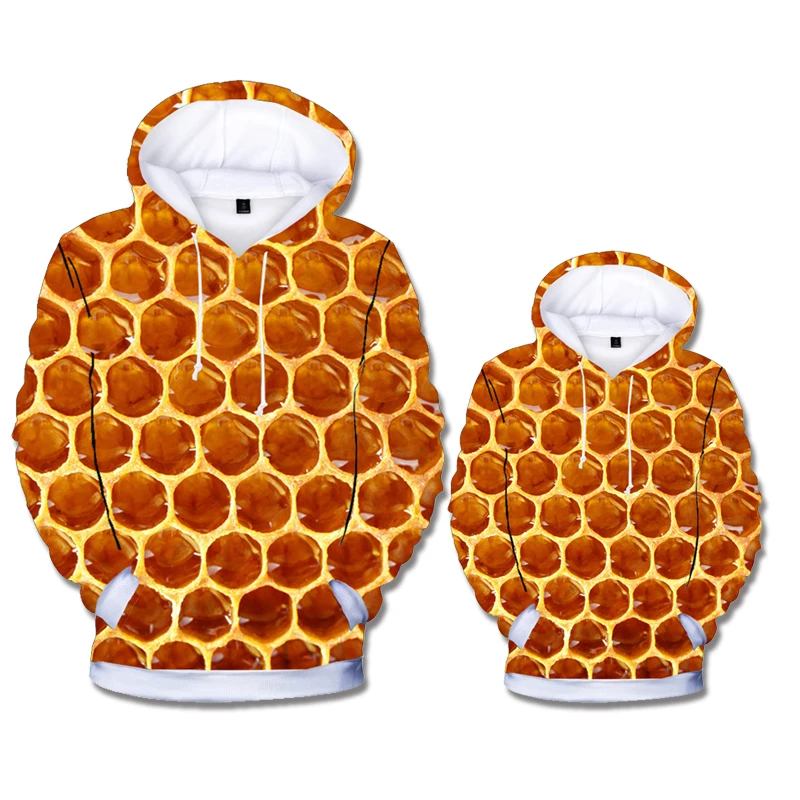 

2020 spring clothes Fashion 3d print Hoodie boutique kids clothing boy girl hoodie 8018 honeycomb