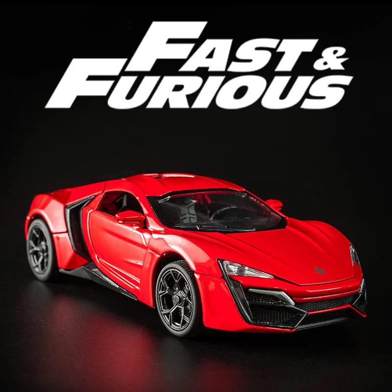 1:32 Lykan Hypersport модель автомобиля из сплава игрушки и транспортные средства быстрый