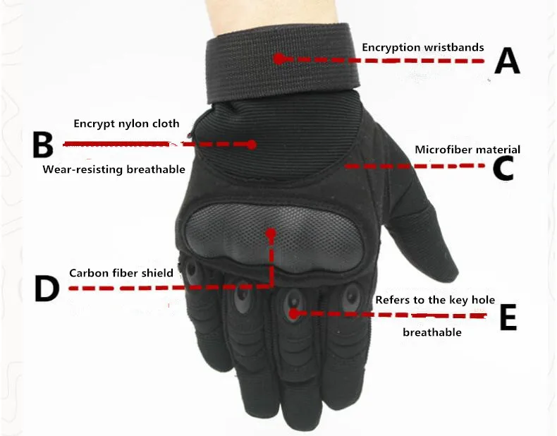 

Touch Screen Army Military Tactical Gloves Paintball Airsoft Shooting Combat Anti-Skid Bicycle Hard Knuckle Full Finger Gloves