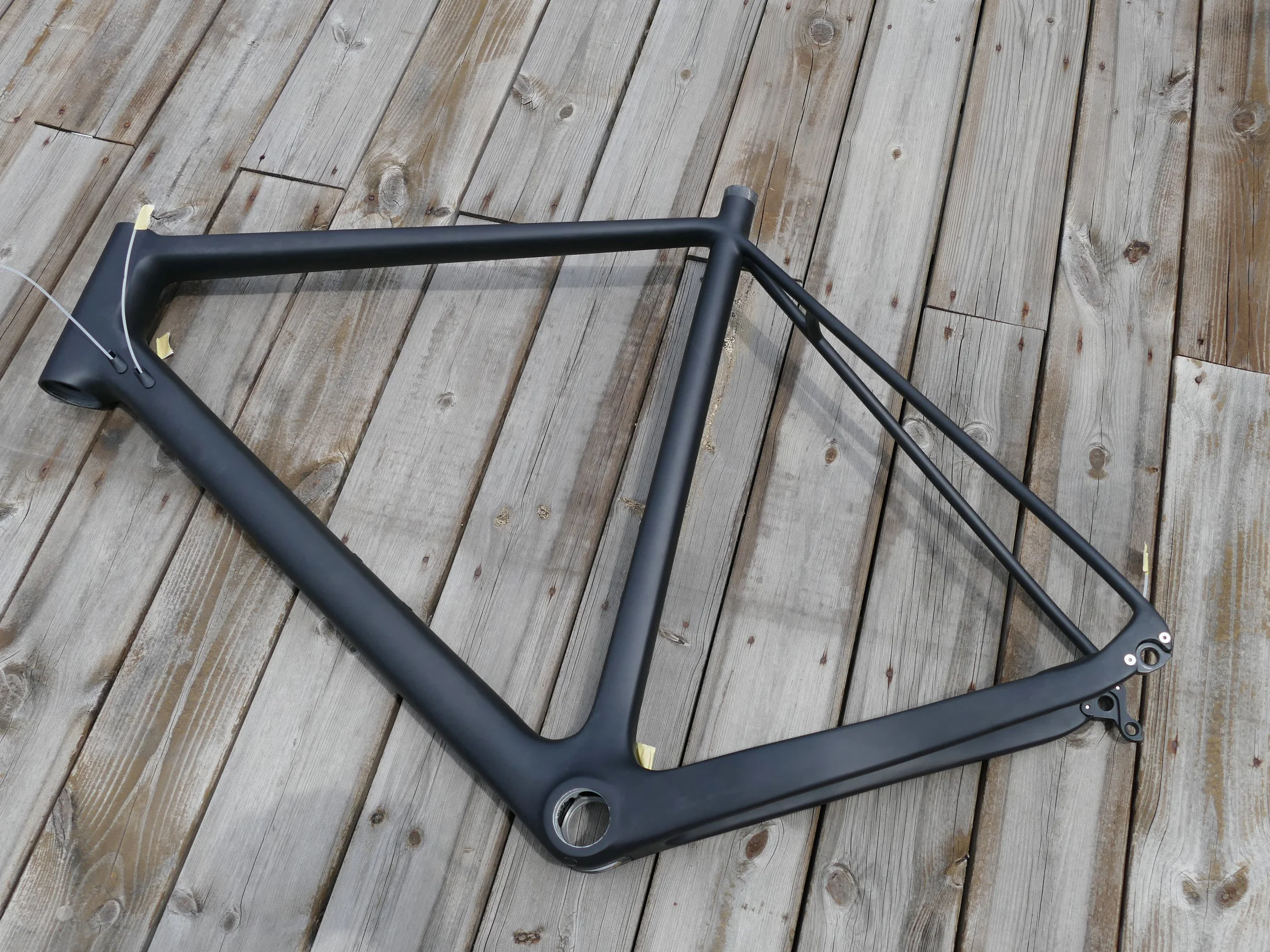 Карбоновый тормозной диск Toray UD Matt Cyclocross BSA BB30 рама 52 см через ось 12*142