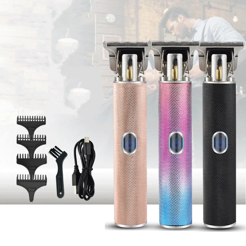 

Electric T-outliner Hair Trimmer Digital Cordless Hair Clipper Men's Wireless Hair Clipper Professional Hair Cutting Machine