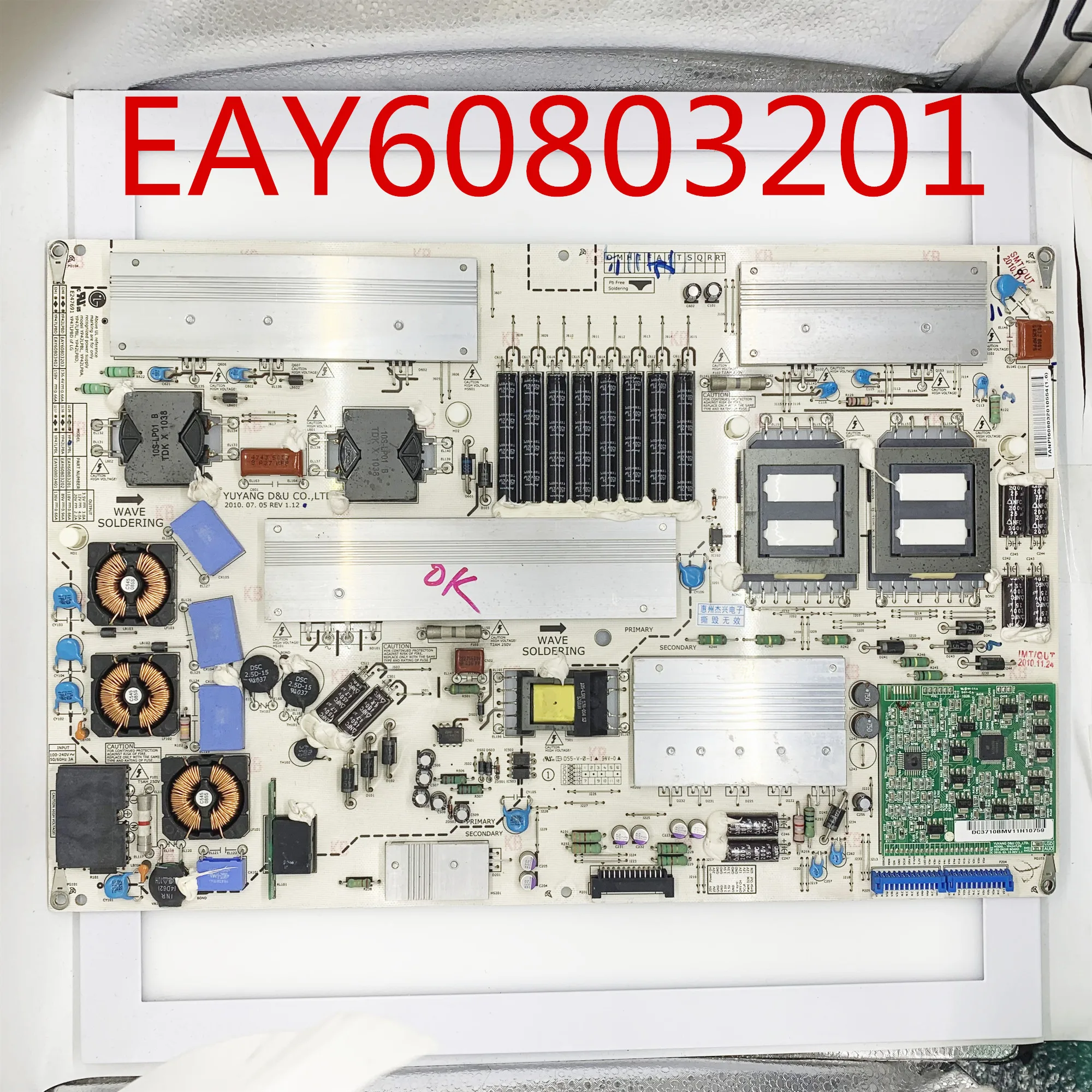 100% протестированная плата питания для LG 42LE4500 42LE5300 CA YP42LPBL EAY60803201|Зарядные