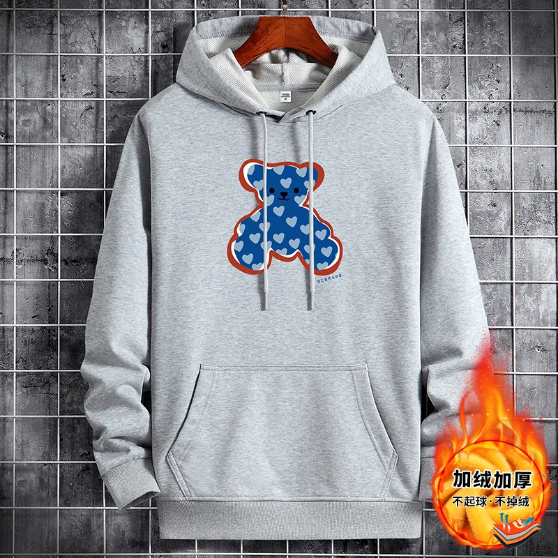 

Thicken Winter Sweatshirt Women Loose Hooded Velvet Thick New Pullover Hoodies Women 2021 Explosive Winter Campus Style