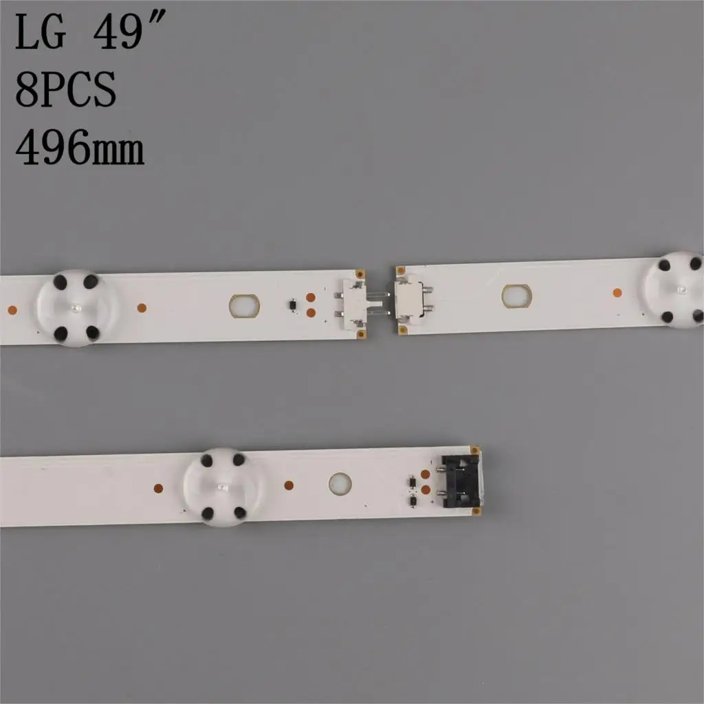 LED Backlight strip 8 Lamp For LIG Innotek 17Y 49