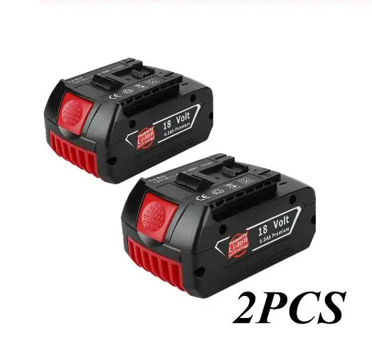 2 1 шт. 18V 6000 мА/ч Перезаряжаемые Li Ion Батарея для Bosch резервного копирования 6.0A