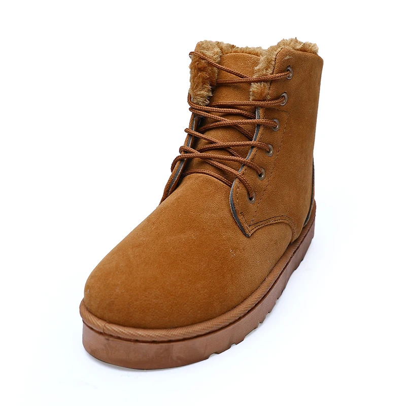 Зимние ботинки мужские повседневные Модные уличные кроссовки с высоким берцем