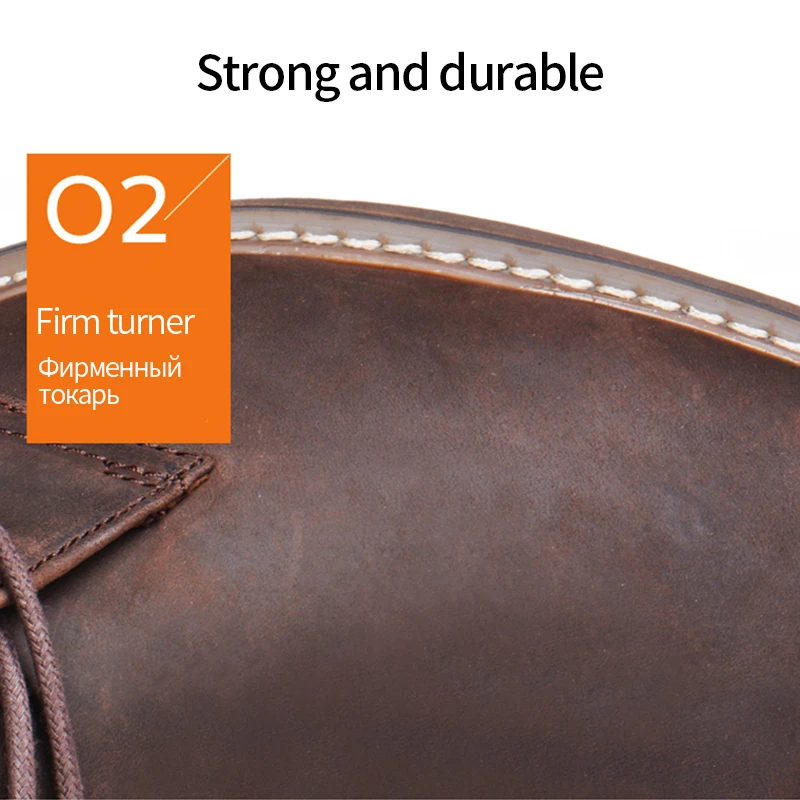 ZFTL/мужские ботинки Мужские Ботинки Martin Ботильоны из натуральной кожи Crazy Horse