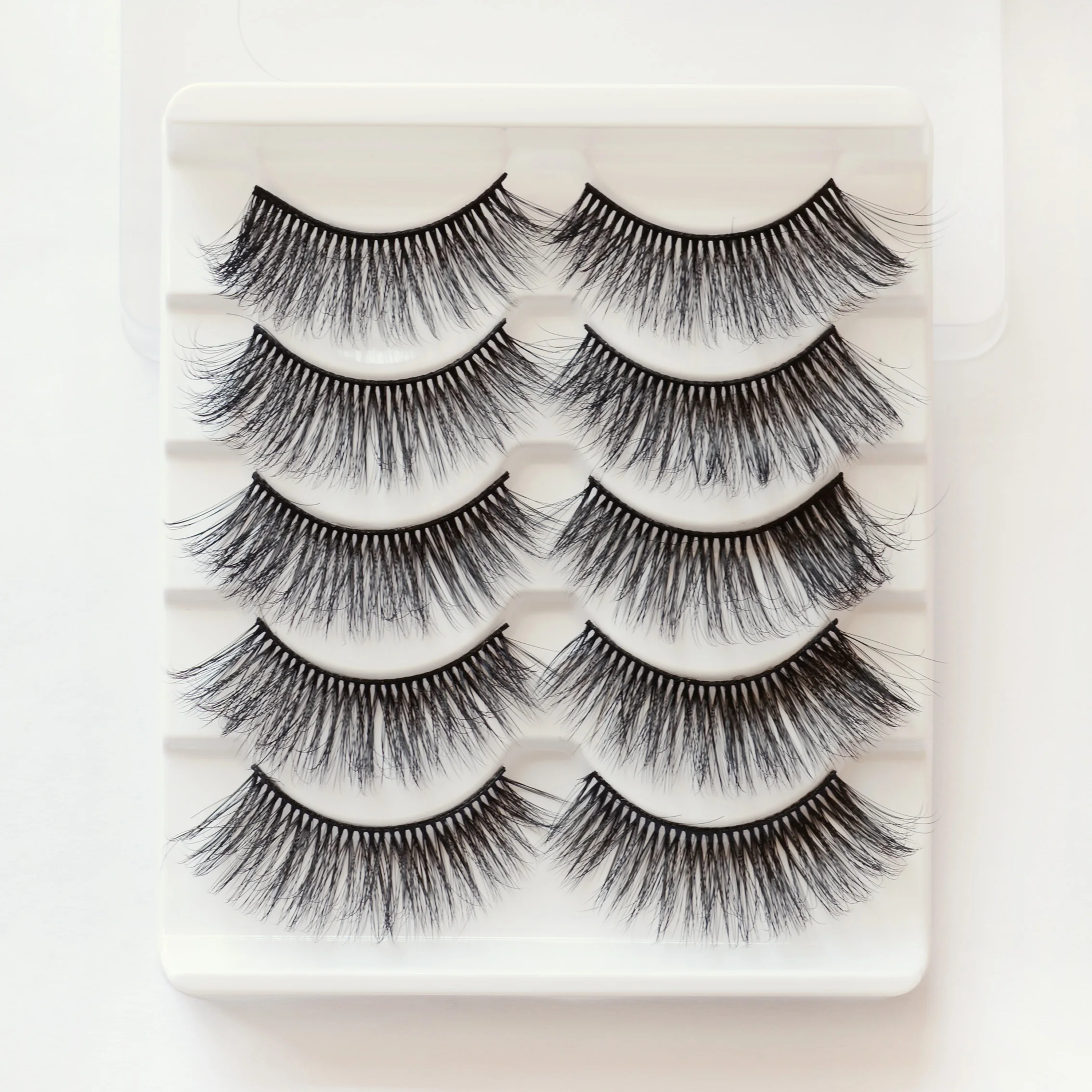 5 пар 3D толстые скрученные ресницы для наращивания Модные женские глаза макияж