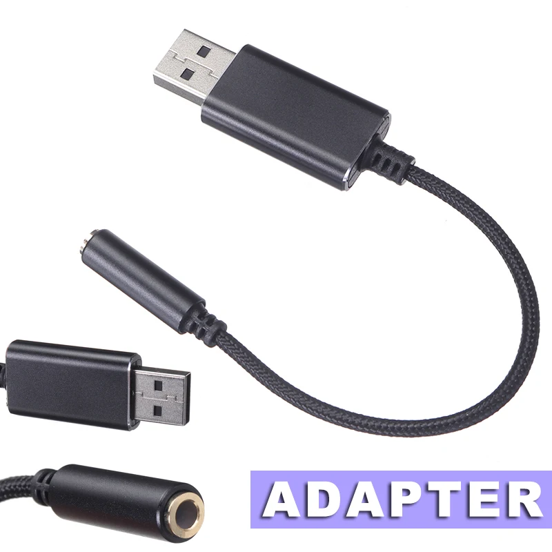 Новое поступление USB до 3 5 мм Aux кабель для подключения наушников аудио адаптер ПК