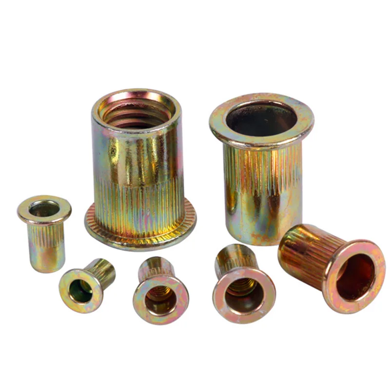 Набор заклепочных гаек из углеродистой стали с цинковым покрытием 190 шт. в