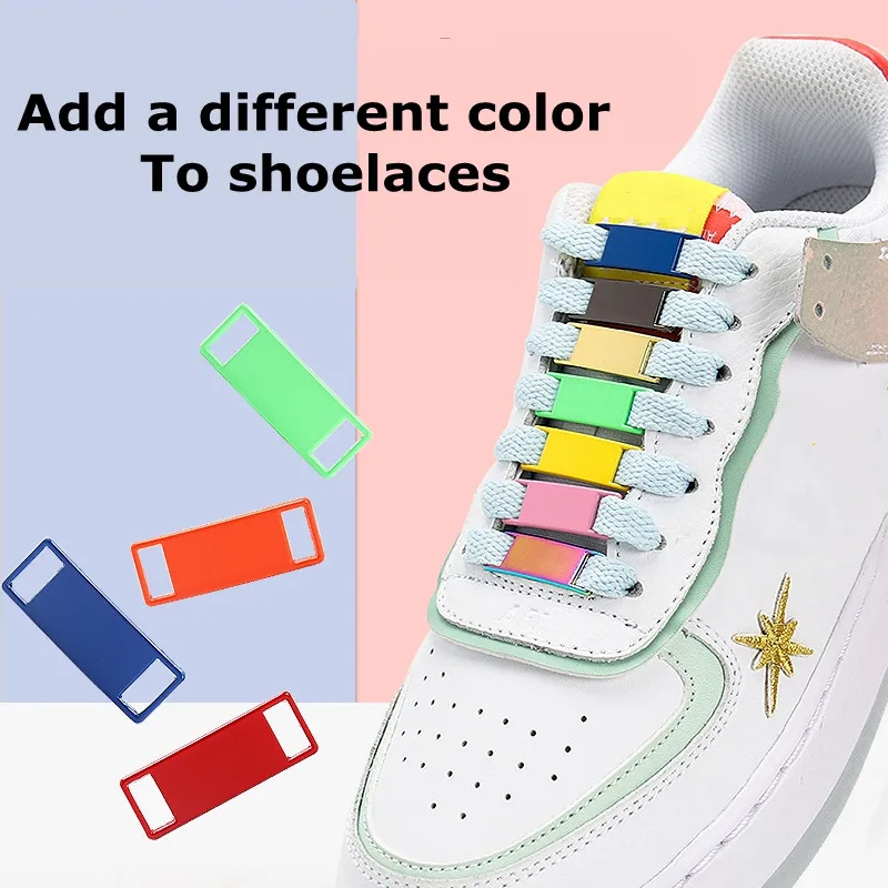 

1pair Shoelaces buckle Shoes Decorations Sneaker Kits Metal Lace Buckle Stylish and suitable for all kinds of flat laces AF1