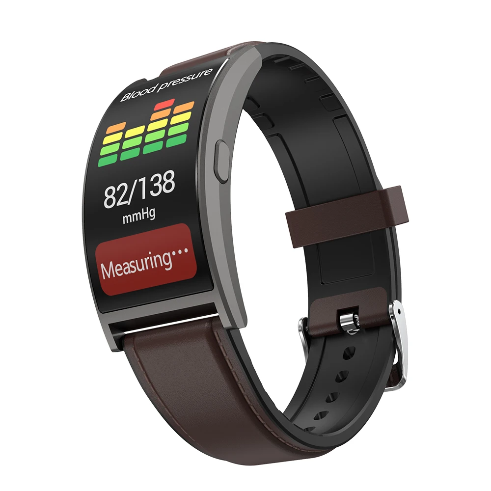 Новинка 2020 умные часы с изогнутым сенсорным цветным экраном монитор пульса и