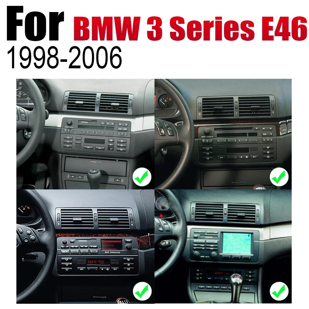 Автомобильный мультимедийный плеер 2 Din Android радио для BMW 3 серии E46 1998 ~ 2006 DVD GPS Navi