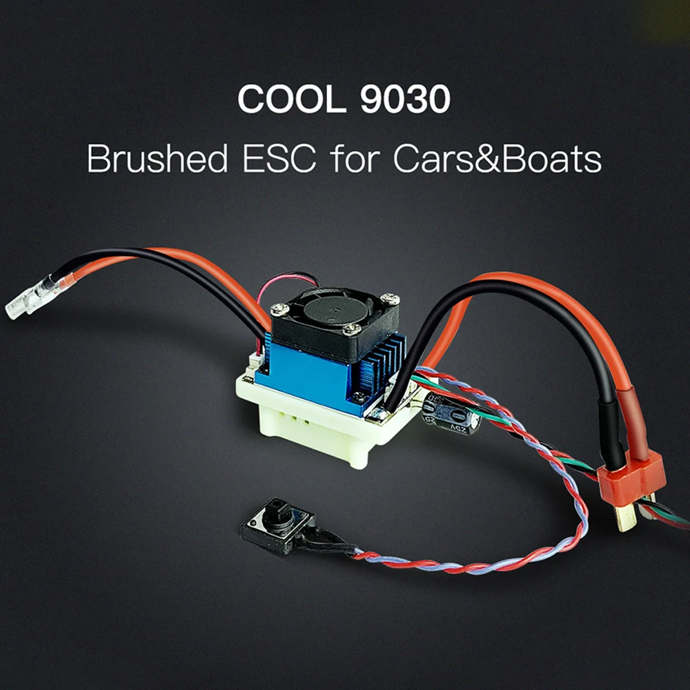 Radiolink COOL 9030 90A матовый ESC для RC автомобиля лодки гусеничный дрейфующий автомобиль