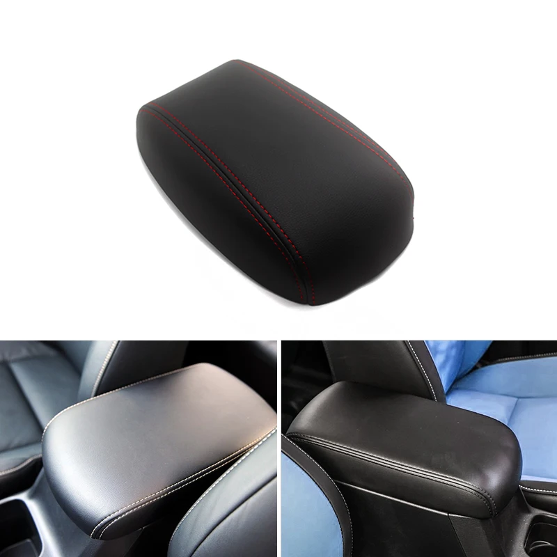 

Microfiber Leather Car-styling Interior Center Armrest Box Cover Protective Trim For Toyota Rav4 RAV4 2016 2017 2018
