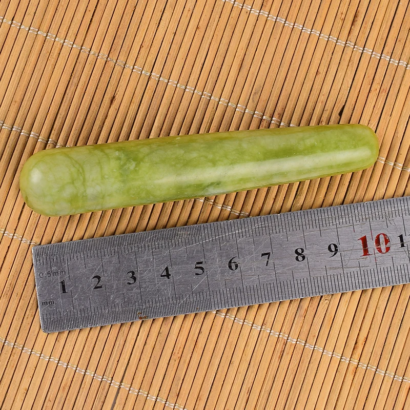 Helu Jade Massage Wand Gua sha Tool Eye Health Care Acupoint Pen Natural Massager Face Body Meridian acupuncture point Yoni |