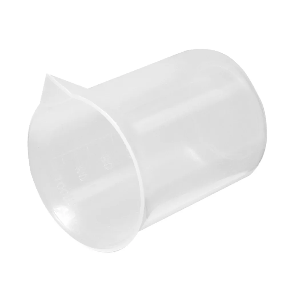 10Pcs 100ml Clear Plastic Measuring Cup Lab Graduated Beaker Liquid Container For Kitchen Home DIY Craft Tool | Дом и сад