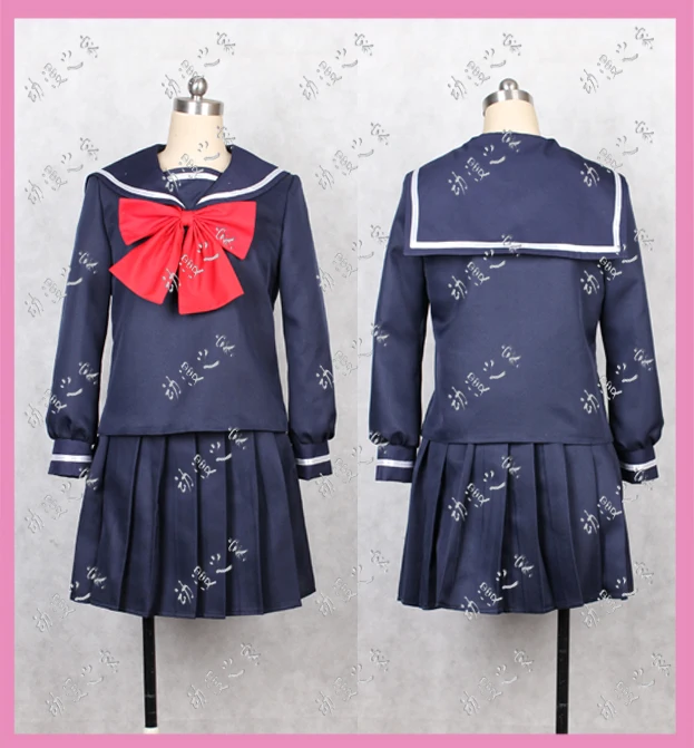 

Женский Школьный костюм с юбкой Blast of Tempest Aika Fuwa, повседневный костюм для косплея на Хэллоуин и Рождество