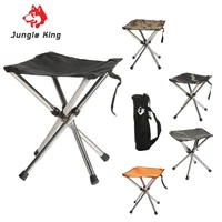 jungle king newest ultra light detachable portable chair lightweight chair folding extended seat for fishing camping trip hiking
