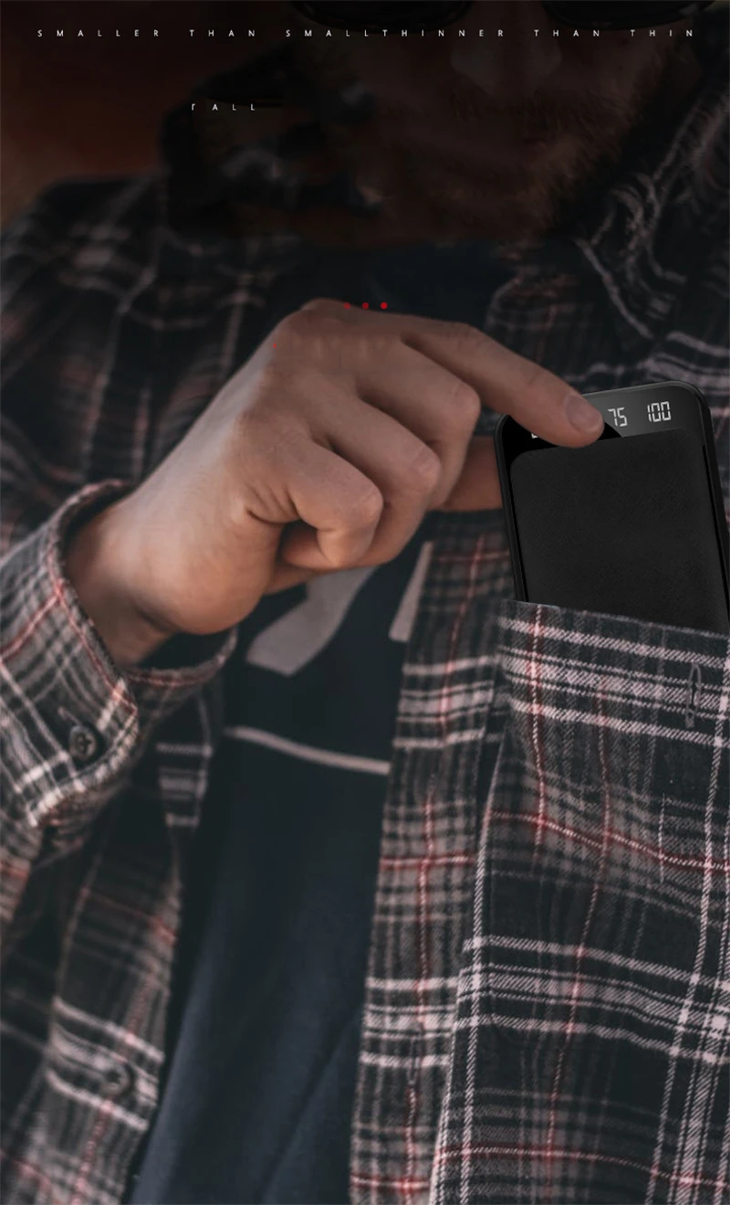 Power Bank 10000mAh Портативная зарядка mi ni внешний аккумулятор для Xiaomi mi iPhone X зарядное устройство для мобильного телефона