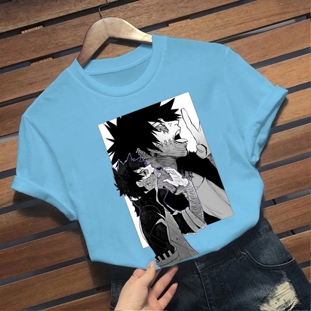 

ANIME My Hero Academia T Shirt men Funny Tops Graphic Tees Harajuku Unisex Anime Dabi T-shirt male Tshirt