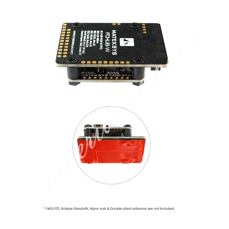 Matek Mateksys PDB FCHUB W 3 6S Встроенный 4 BEC 5V/10V 2A Датчик тока специальная распределительная