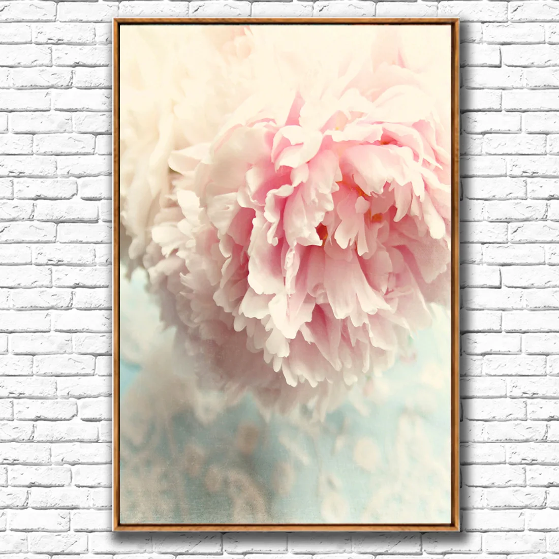 Красивое простое украшение Картина на холсте романтический цветок пиона